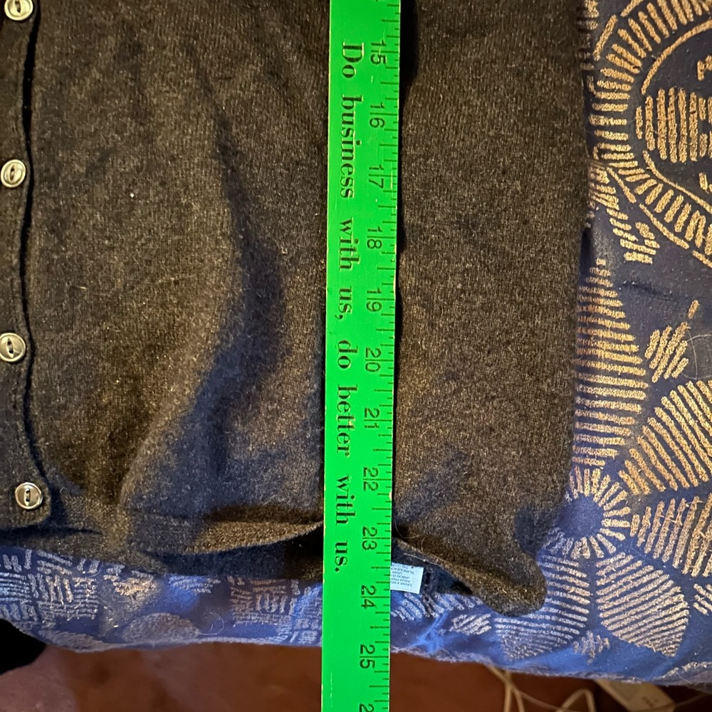 Cashmere Long Sleeve Button Down Sweater - image 8